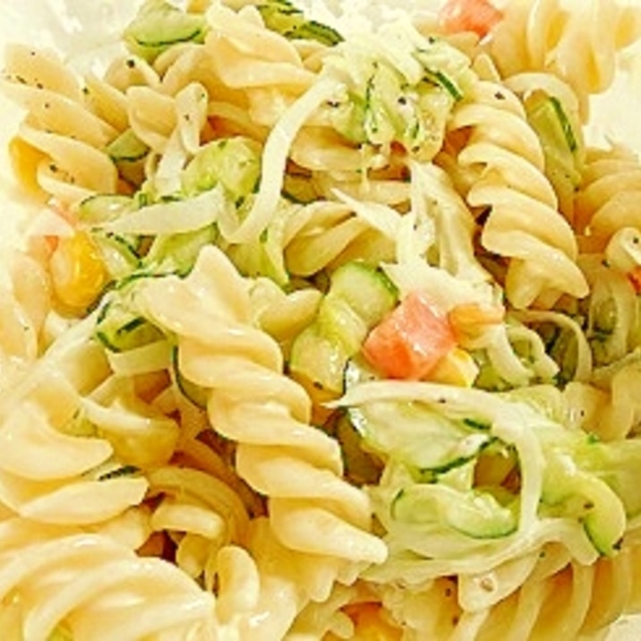 ねじねじ♪フジッリパスタ♪マヨサラダ